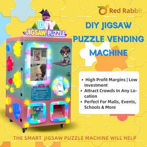 Thỏ Đỏ nhà sản xuất themeparks Máy bán hàng tự động cho in ấn A4 thăng hoa ghép hình câu đố, cắm và chơi vườn thú Máy bán hàng tự động - Product Image 2