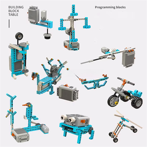 D011 nuove parti tecniche Multi tecnologia di programmazione studenti educativi di apprendimento giocattoli regalo per bambini blocchi di costruzione set - Product Image 5