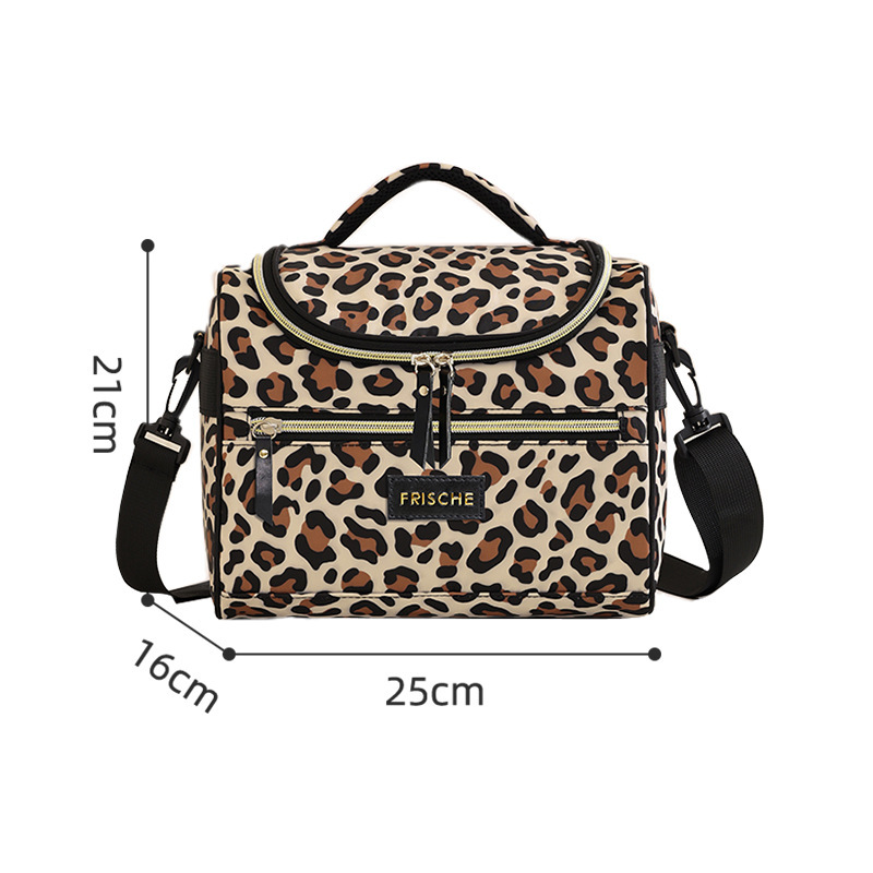 Croissant Leopard Print
