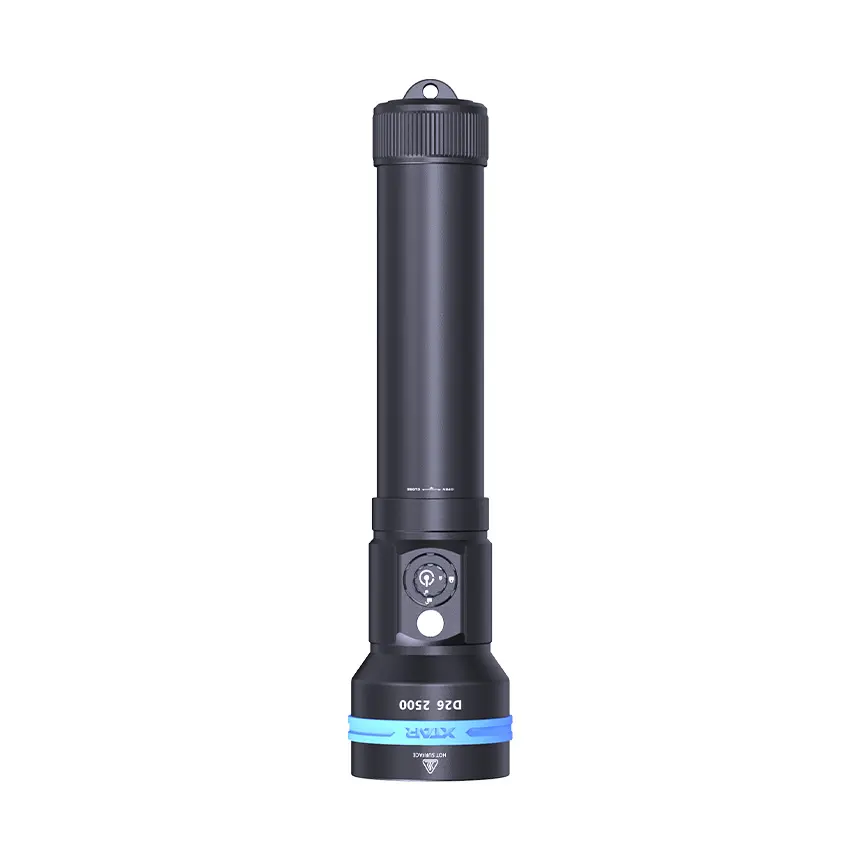 Подводный профессиональный светодиодный фонарик XTAR D26 100 лм для дайвинга с длинными ручками