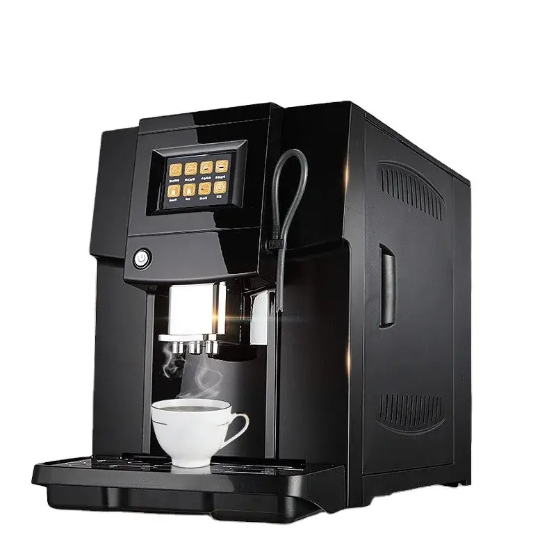Cafetera automática comercial a precio de fábrica con Espumador de leche, cafetera espresso italiana