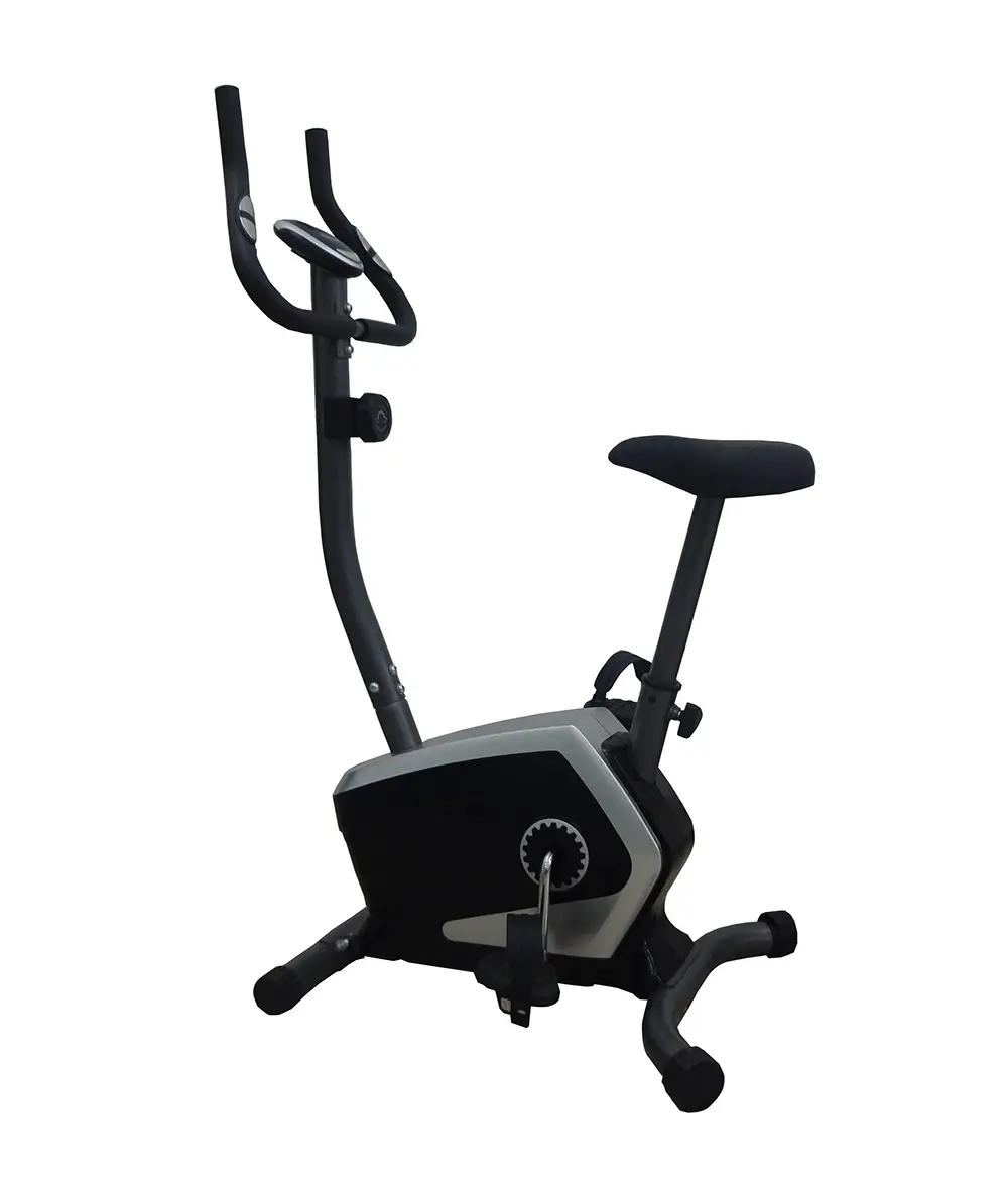 Bicicleta cardio upright, bicicleta para uso interno, cardio, resistência magnética, exercício upright, com volante de 3kg
