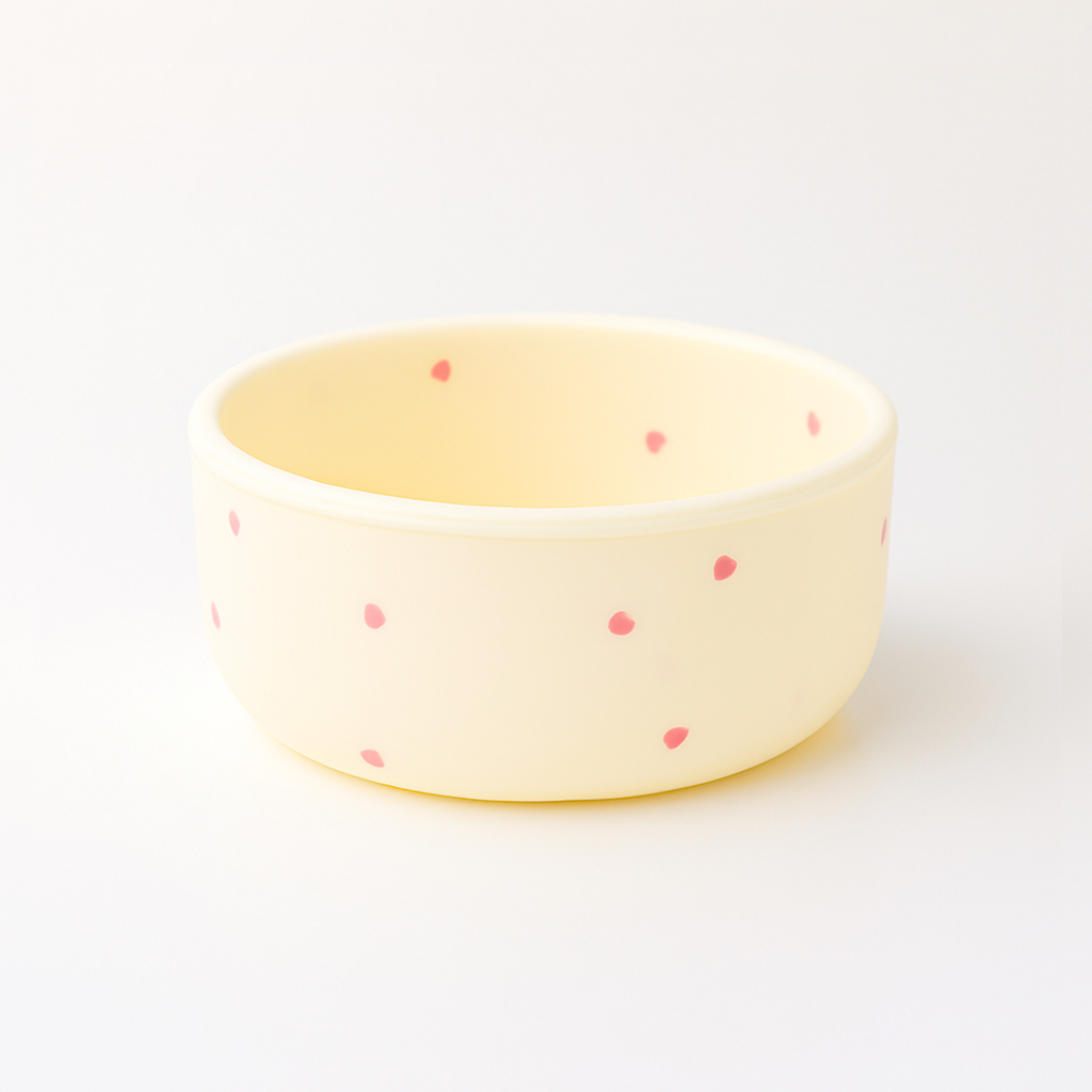 Cream Yellow + Inlaid Hearts