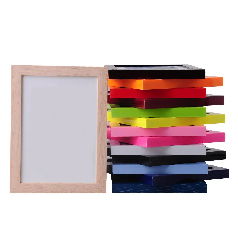 Moldura de plástico para fotos, venda quente, pvc, 5 polegadas, 6 polegadas, 7 polegadas, 8 polegadas, 10 polegadas, a4, moldura para mesa, decoração da parede