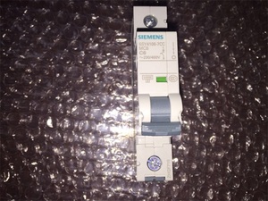 Siemens Leistungs schalter 5SY4106-7CC MCB Typ C 6A C6 6A Hochteiliger Miniatur-Leistungs schalter