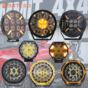 Su geçirmez IP68 yüksek güç 4x4 Offroad araba 12V 24V yuvarlak kamyon araba far için 7 inç Spot yuvarlak 60w Spot sürüş LED - Product Image 2