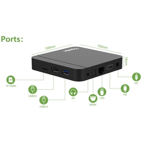 กล่องทีวี W2 Tanix 2G + 16G กล่องทีวีระบบ S905ไวไฟ amlogic แบบคู่กล่องทีวีแอนดรอยด์ - Product Image 3