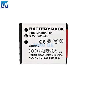 Digital Camera Battery Rechargeable Li-ion 1400mAh NP-<strong>BG1</strong>/FG1 for <strong>Sony</strong> DSC-T20/W HX10 H70 WX1/B W170 W230 W290 DSC-W300 DSC-H50B - Product Image 5