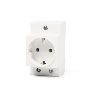AC30 3pin ราง Din Modular ซ็อกเก็ตสากลหลายเบ้าเสียบปลั๊กไฟฟ้าเต้าเสียบ10A/16A สารหน่วงไฟ - Product Image 3