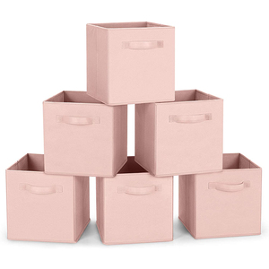 Nhà Trẻ Đồ Chơi Trẻ Em Màu Tinh Khiết Không Dệt Vải Đầy Màu Sắc Container Giỏ Bin Box Có Thể Gập Lại Lưu Trữ <span class=keywords><strong>Cube</strong></span> - Product Image 4