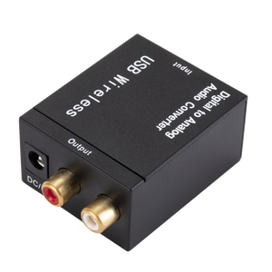 Convertidor de audio Digital a analógico, convertidor de audio coaxial/de fibra a analógico con función de recepción de Bluetooth - Product Image 4