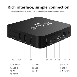 2022 düşük fiyat iyi performans MXG PRO 2G RAM 16G ROM 1GB 8GB Android 10 .. 1 Ott Tv kutusu Firmware 4k Tv Top Box - Product Image 2