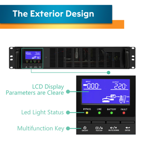 Px2kr מתלה-הר עליות 2kva 1.8kw גיבוי כוח ביצועים גבוה עבור זה תשתית