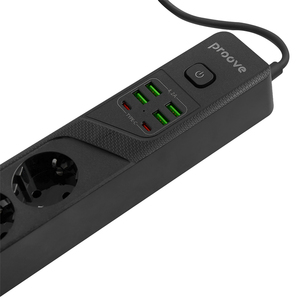 Proove güç soketi P-04 (4AC + 4 USB + 2 tip-c) güç şeridi - Product Image 5