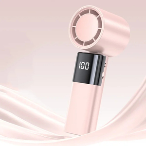 25พัดลมพกพาขนาดเล็ก USB W50ล่าสุด, พัดลมมือถือเทอร์โบพร้อมความเร็ว100ปรับได้พัดลมกลางแจ้งขนาดเล็กชาร์จด้วย USB แหล่งจ่ายไฟจากแบตเตอรี่ - Product Image 3