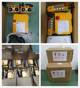 F24-60 personalizzato radiocomando industriale gru impermeabile 2 trasmettitore e 1 ricevitore codice fisso in plastica - Product Image 6