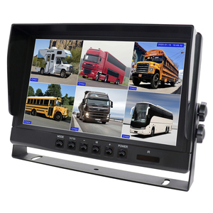 6 CH Split View 9 Train <strong>Monitor</strong> <strong>with</strong> Sunshade, Support Working <strong>with</strong> Analog Camera and AHD Camera Hybrid - Product Image 2