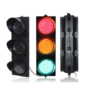 IP66 tam topu RYG trafik sinyal ışıkları 100mm 200mm 300mm led semforo trafik geri sayım sayacı sinyal ışık kavşak - Product Image 4