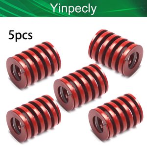 Yinpecly 5 cái lò xo cuộn dây thép tông màu đỏ 20mm OD 10mm ID 25mm khuôn dập xoắn ốc chịu tải trung bình dùng trong công nghiệp - Product Image 4