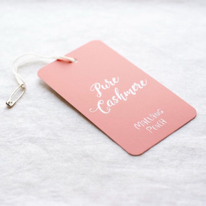 Cuerda de cuerda gratis, diseño negro personalizado, etiqueta reciclada con logotipo, etiqueta colgante de papel recubierto, etiquetas colgantes para ropa con logotipo propio - Product Image 6
