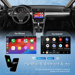 Podofo 10,4 ''Android 2 + 64G rotación automática Radio de coche CarPlay/Android Auto/GPS/WiFi/RDS para VW/PASSAT/SKODA/POLO/OCTAVIA/GOLF - Product Image 3
