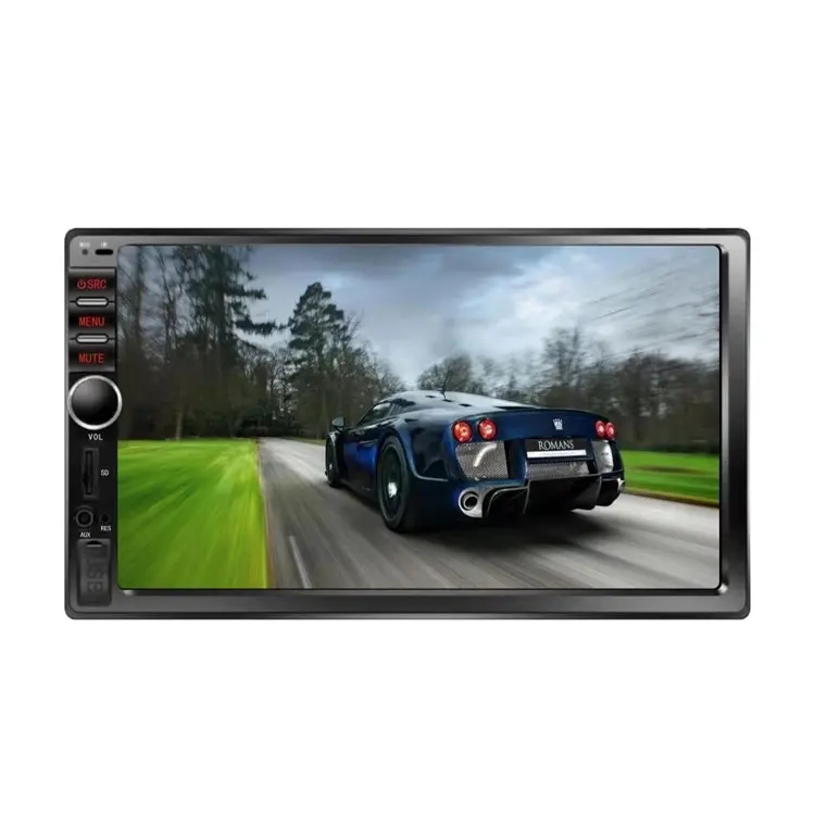 7インチIPSタッチフルスクリーン有線CarplayAndroid自動MP5ステレオインテリジェントリバースBTビデオボイスハンズフリー4 USB