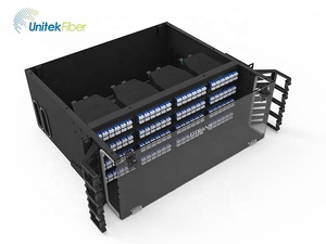 High density rack mount <strong>patch</strong> <strong>panel</strong> 288 384 core dual slide ODF 4U 19 inch pre-terminated MPO MTP module box - Product Image 6