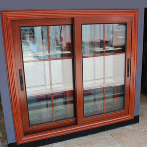 อลูมิเนียมรายละเอียดหน้าต่างกรอบไม้หน้าต่างบานเลื่อนกระจกsashแม่ม่าย - Product Image 6