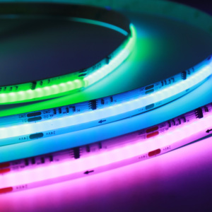 Multicolor Dc12V 24V Magic Digital Cob Strip Rgbic <strong>Led</strong> Strip Light Smart Individually Addressable Rgb Cob <strong>Led</strong> Strips - Product Image 1