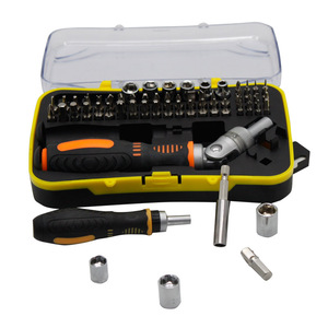 High Quality Hand Tool Kit 61pcs Hardware Home Repairing Tools <strong>Set</strong> Precision Ratchet Handle Screwdriver Bits Sockets <strong>Set</strong> - Product Image 4
