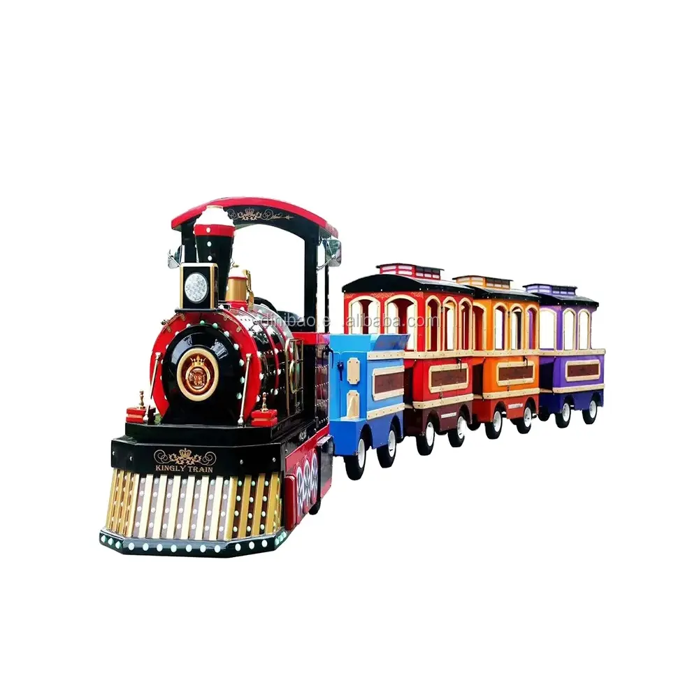 Attractive trackless train game machines tourist kids shopping mall train for the theme park