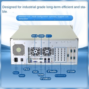 ZPC-610-Q270 4U Chassis Rack loại điều khiển công nghiệp máy chủ i3/i5/i7 máy tính công nghiệp cho ứng dụng máy chủ ATX Yếu tố hình thức - Product Image 3