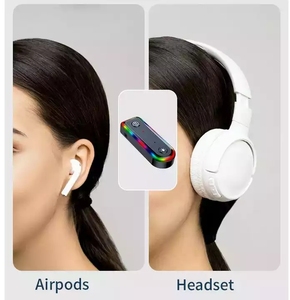 <strong>Bluetooth</strong> Receiver Transmitter 3.5mm Game Headphone RGB Wireless Driverless <strong>Audio</strong> Power Amplifier Car <strong>Audio</strong> Adapter - Product Image 3