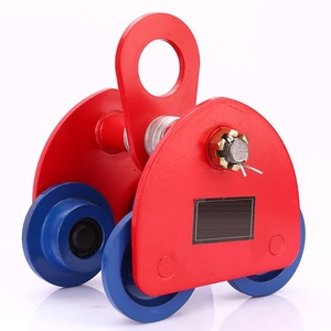 Dört tekerlekli yapısı ile düz arabası OEM daha geniş kirişler için özelleştirilebilir 0.5T/1T/2T/3t/5T/10ton ışın monoray arabası - Product Image 2