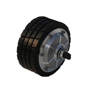 Low Speed High Torque 4.5inch 150kg Load 24V 300RPM 1024PPR <strong>Encoder</strong> Electric Scooter DC Hub Servo Wheel Motor for Delivery Robot - Product Image 6