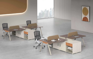 Prima 2025 <strong>Customized</strong> Modern <strong>Computer</strong> Position Partition Desk Manufacture Staff Work Desk Modular Grid Desk - Product Image 2