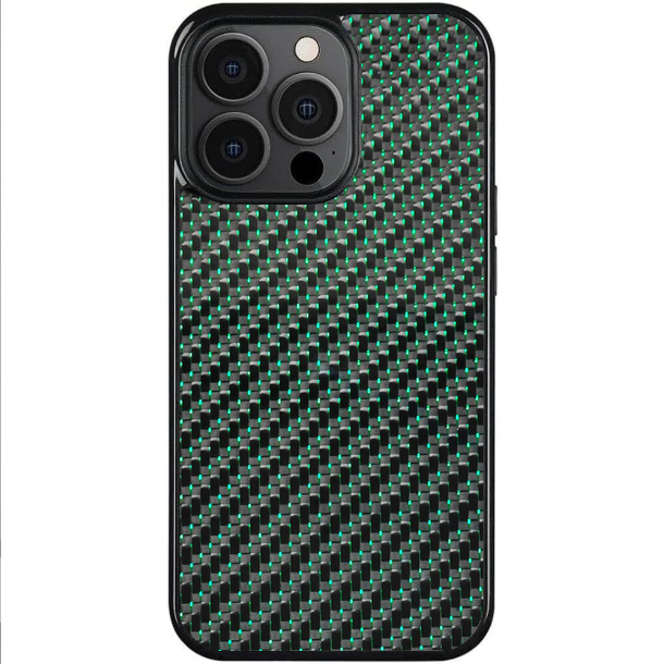 Fibre de carbone sergé 3K vert