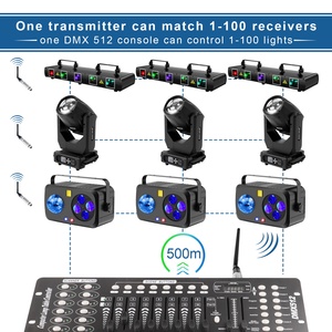 Trasmettitore/ricevitore Wireless 2.4G DMX 512 per Controller di illuminazione scenica Dj - Product Image 2