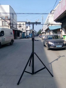 Di động ngoài trời 4M nhôm ánh sáng sân khấu Tripod nhãn Crank 3m giàn nâng lên di chuyển đầu khung ánh sáng cho tam giác vuông - Product Image 2