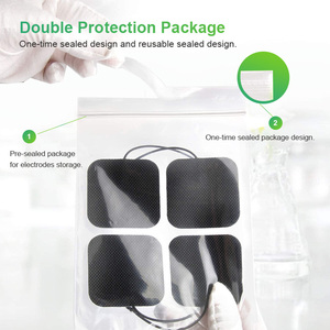 Eletrodos reutilizáveis para máquina de <span class=keywords><strong>tens</strong></span>, conjunto de eletrodo 2x4 para máquina de <span class=keywords><strong>tens</strong></span> - Product Image 6