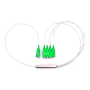 1 a 4 fibra óptica de división igual PLC Micro Splitter SC/APC 0,9mm SM tubo de acero Compatible con redes WiFi TCP y GPRS