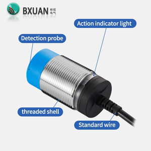 BXUAN M30 Waterproof Proximity Switch <strong>Sensor</strong> <strong>Analog</strong> 4-20mA <strong>Output</strong> 15mm Detection Distance 24V - Product Image 2
