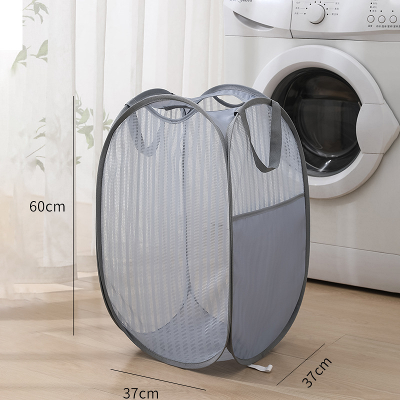 Grande taille, bouche ronde, gris, 37*37*60cm
