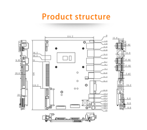OPS-Computer All-in-On-Maschine SATA Hard 80Pin-Schnittstelle Kompatibel Neues Intel-Motherboard 4. 8. 10. 12. OPS-Mainboard - Product Image 6