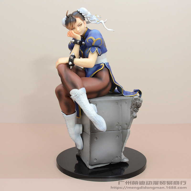 Street fighter sitting posture Chunli