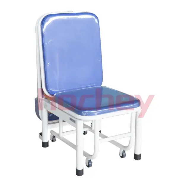 Hochey tıbbi yüksek kaliteli katlanabilir hasta hastane eskort transfüzyon tıbbi sandalye hastane için eşlik