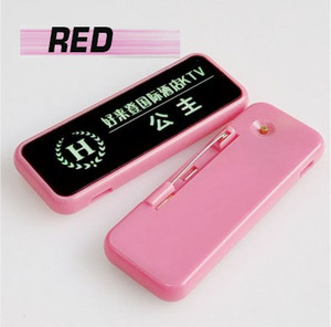 RGB LEDバッジDIYブランクカスタムマルチモードタイプC充電式バッテリーピンバッジ屋内用途 - Product Image 6
