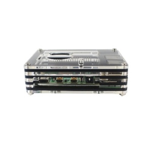 9 lớp Acrylic trường hợp đối với <span class=keywords><strong>Raspberry</strong></span> <span class=keywords><strong>Pi</strong></span> 4 mô hình B trong suốt với vỏ màu đen + quạt làm mát + bảo vệ bìa cho <span class=keywords><strong>Raspberry</strong></span> <span class=keywords><strong>Pi</strong></span> 4 4B - Product Image 3