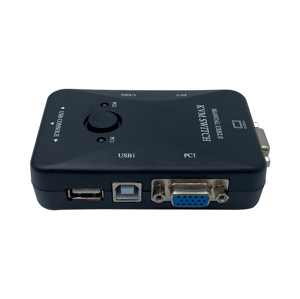 FJGEAR FJ-2UK USB2.0 <strong>2</strong> Port VGA <strong>Kvm</strong> <strong>Switch</strong> <strong>2</strong> <strong>Input</strong> <strong>1</strong> <strong>Output</strong> Two Hosts Share a Monitor Support 1920*1440 Resolution <strong>Kvm</strong> <strong>Switch</strong>