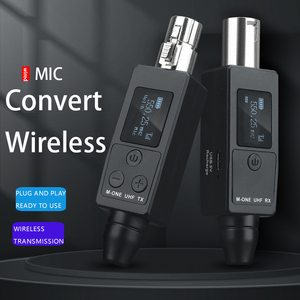 Professional Dynamic <strong>Microphone</strong> UHF Wireless XLR Mic Adapter <strong>Audio</strong> Transmitter Metal Plastic Material Dynamic Wired Wireless - Product Image 3